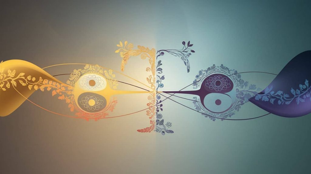 A serene digital artwork featuring the letter T at the center, designed with intricate patterns symbolizing balance. One side displays warm colors like gold and orange, while the other side features cool colors like deep blue and purple. Flowing lines connect both sides, creating a harmonious atmosphere against a tranquil gradient background.
Related
What are some examples of "T" shapes used in spiritual practices
How can I visually represent balance in a digital art piece
What are some symbolic meanings of the "T" shape in different cultures
How can I incorporate symmetry into my designs to convey balance
What are some creative ways to use the "T" shape in graphic design
